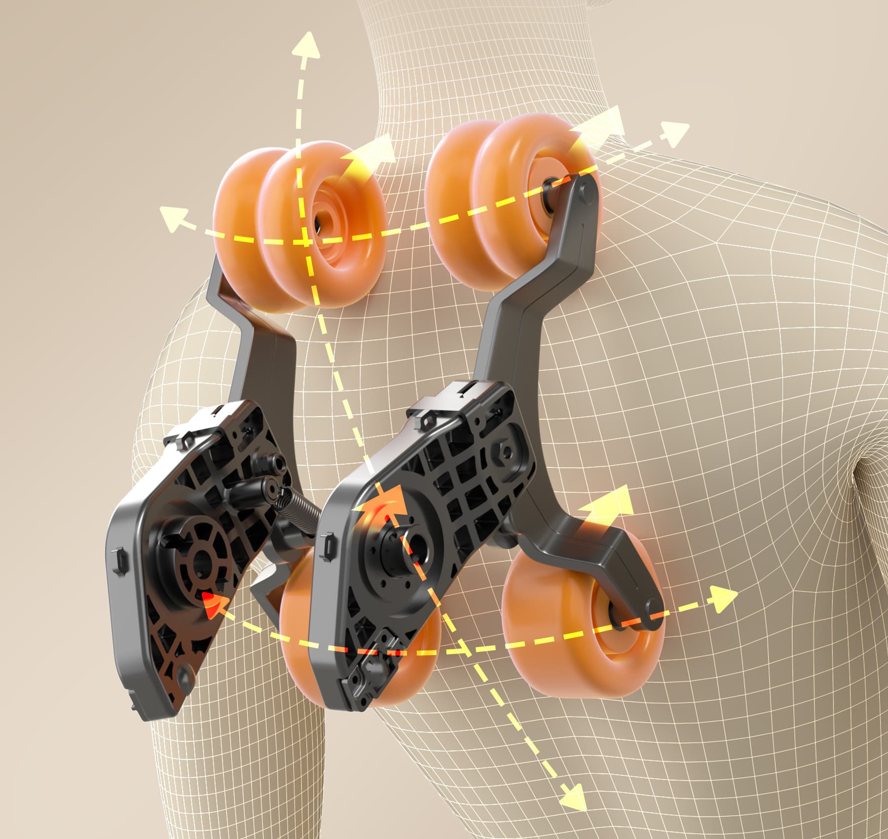 3D-Massageroboter für ein rundum perfektes Massageerlebnis