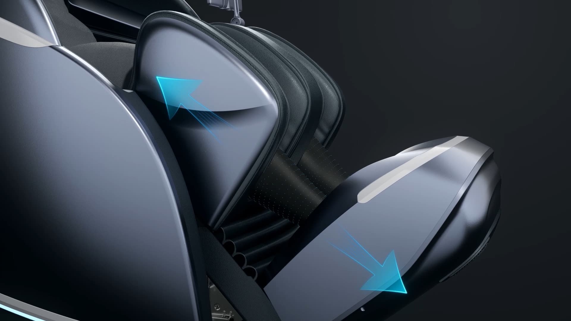 Teleskopische Fußstützeneinstellung