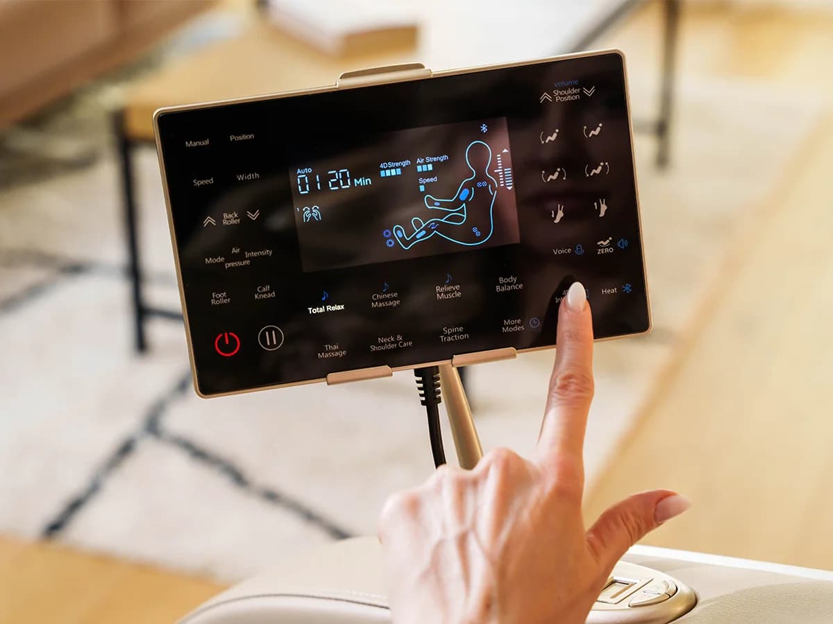 Steuerungstablette. Bluetooth-Audio. Sprachsteuerung