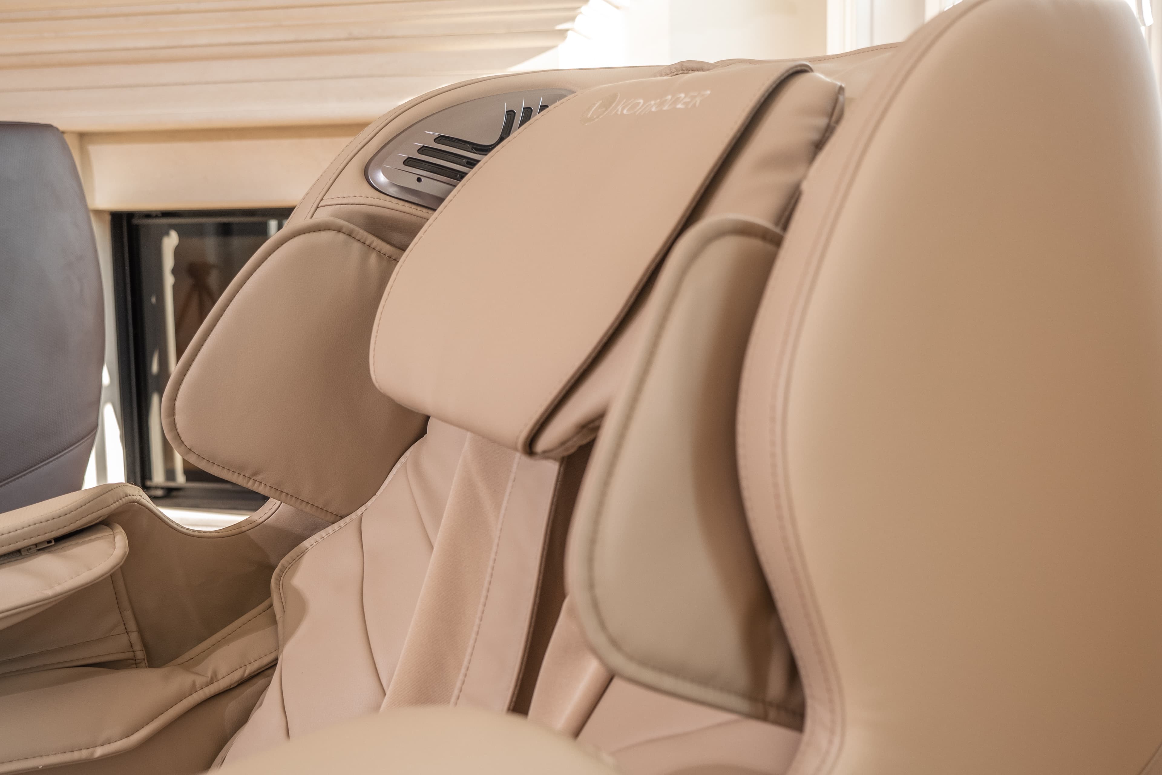 Fixierung der Schultern mit Luftkissen